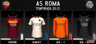As roma and konami earlier today confirmed that they've agreed an exclusive deal that sees the club become one of pes 2021's partner clubs. Kit As Roma 2020 21 Fi Xvii To 20 Fifa 20 At Moddingway