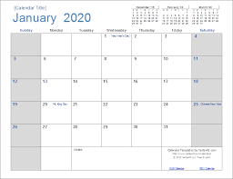 Here you find a great collection of printable calendar 2020 template and year calendar images for various use in schools, universities, and. 2020 Calendar Templates And Images