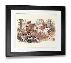 Victorian Fox Hunt Print