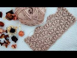 Sizden Bu Ornegi Coook Isteyecekler Nasil Da Zarifsin Bromstick Shellpattern Orgu Crochet Youtube Tig Isleri Orme Tezgahi Desenleri Orgu