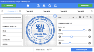 Dengan membaca artikel ini kamu akan bisa membuat surat kuasamu sendiri untuk berbagai keperluan. Free Electronic Stamp Maker Online With Saving A Rubber Stamp Layout