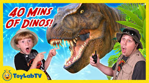 40 minutes of dinosaurs with t rex in