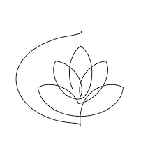 Fiore di loto disegno isolato design icona illustrazione. Foto Fiore Di Loto Immagini E Vettoriali