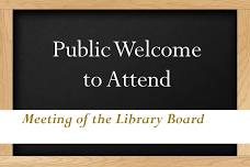 Regular Meeting of the Library Board — Dowagiac