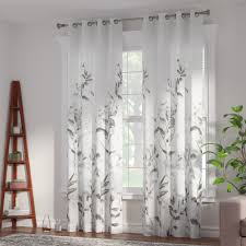 Check spelling or type a new query. Floral Gray And Silver Curtains Drapes You Ll Love In 2021 Wayfair