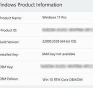 New Cloned Hard Drive - Windows 11 Pro Now Not Activated ...