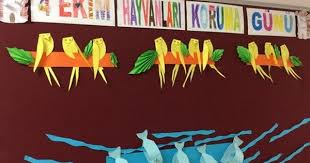 Hayvanlari Koruma Gunu Origami Hayvan Sinif