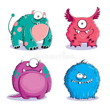Microbi E Batteri Del Fumetto Illustrazione Vettoriale - Illustrazione di illustrazione, vettore: 60241907