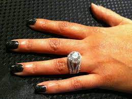 Evelyn Lozada S 10 Carat Engagement Ring From Chad Ochocinco Engagement Ring Cost Big Engagement Rings Engagement Ring On Hand
