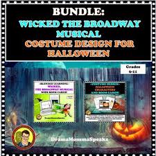 Wicked quiz | one week quiz a. Hybrid Classroom Wicked The Broadway Musical Plus Boom Cards Costume Design