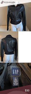 Gap Leather Jacket Leather Jacket Jackets Gap Jacket