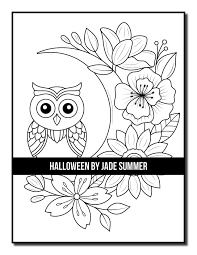 From bestselling publishing brand, jade summer.our chibi girls horror coloring book takes you on mysterious journey with your favorite chibi girls. Halloween Coloring Book Jade Summer