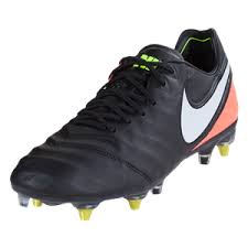 Nike Tiempo Legend Vi Sg Pro Ac Soft Ground Soccer Cleat Black White Hyper Orange Volt Worldsoccershop Com Worldsoccers Soccer Cleats Soccer Shoes Cleats