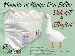 Smartsupershop piumino oca matrimoniale 4 stagioni in piuma d' oca trentino composizione : Il Piumino Tex Tirol Dolomiti Nella Versione 4 Stagioni Ideale Per Tutto L Anno