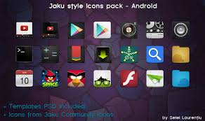 Jaku Style Icons For Android Download Style Icons Free Graphics Icon