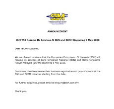 Bangunan bank rakyat, tingkat 1, ptpk, jalan tangsi, peti surat. How To Renew Ssm Business At Bank Simpanan National Bsn