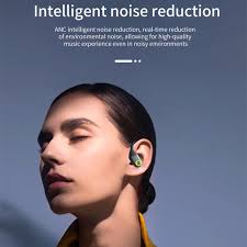 AWESQCQ Auricolari wireless, con cancellazione del rumore, Bluetooth 5.3,  cuffie sportive con ganci per le orecchie, 60 ore di autonomia, display  digitale, IPX7, impermeabili, per corsa, TV, telefono, : Amazon.it:  Elettronica