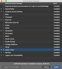 Apple Loops Not Showing In Loop Browser Apple Community