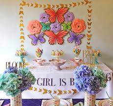 Planning a springtime party starts with the right theme. Kara S Party Ideas A Girl Is Blooming Spring Baby Shower Kara S Party Ideas