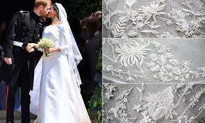 In a clip from the upcoming documentary about queen elizabeth ii, queen of the world, markle is reunited with her wedding dress for the first time since the big day, as. Meghan Had Fabric From First Date With Harry Sewn Into Wedding Dress Daily Mail Online