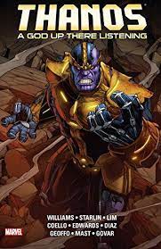 The most powerful, enigmatic villain in the marvel universe is taking center stage. Thanos A God Up There Listening Thanos A God Up There Listening Infinite Comic English Edition Ebook Williams Rob Starlin Jim Coello Iban Edwards Neil Diaz Paco Govar Daniel Lim Ron