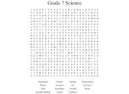 It consists of 21 crosswords generated from important facts and terms of the chapters. Grade 7 Science Crossword Wordmint