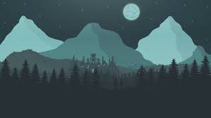 Hd Wallpaper Graphic Design Digital Art 2d 2d Landscape Tristan Nelson Mountain Wallpaper Flare