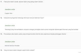 Kunci Jawaban E Learning Ptik Pertemuan 13 Kanal Jabar