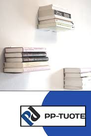 Leijuva Ist Finnisch Und Bedeutet Schweben Dieses Schwebende Bucherregal Von Pp Tuote Erzeugt Die I Bucherregal Ideen Schwebendes Bucherregal Stapel Bucher