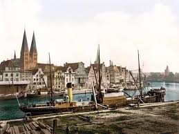 View Of Lubeck Germany Pub C 1895 Photographic Print Art Com In 2020 Lubeck Germany Places Of Interest