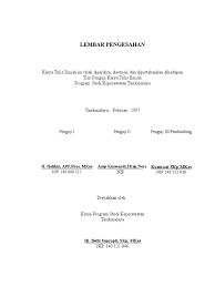 Dalam logika deduktif menarik bahan dan jumlah halaman. Lembar Pengesahan