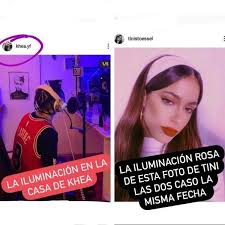 Lejos de desmentir los dichos, tini y khea no dudaron en demostrar la química juntos durante la presentación que hicieron ayer por la noche, evento que se volvió tendencia en twitter por varias horas seguidas. Tini Stoessel Estaria Saliendo Con Khea Y Hay Fotos Que Comprobarian El Romance Eltrece