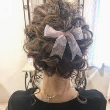 リボン編み込みで簡単長さ別髪型別ヘアアレンジ Hair