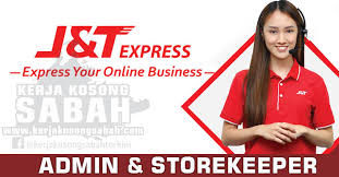 J&t express merupakan syarikat logistik indonesia yang ditubuhkan pada tahun 2015, syarikat ini umumnya bergerak dalam bidang logistik dan. Kerja Kosong Sabah 2020 Admin Store Keeper J T Express Jawatan Kosong Terkini Negeri Sabah