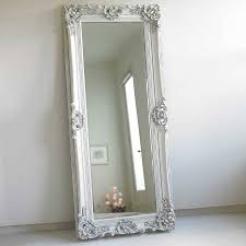 First, a full length mirror has a practical purpose. Ornate Wooden Mirror In Four Colours Floor Length Mirror Ornate Mirror White Ornate Mirror