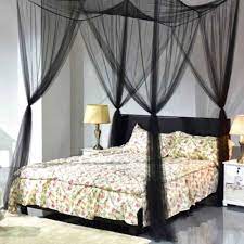 4 post hanging bed canopy curtain drape summer bedding mosquito net black. Black Four Doors Princess Mosquito Net Double Bed Curtains Sleeping Curtain Bed Canopy Net Full Queen King Size Net Brand New Mosquito Net Aliexpress