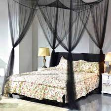 A canopy bed is a bed with a canopy, which is usually hung with bed curtains. Black Four Doors Princess Mosquito Net Double Bed Curtains Sleeping Curtain Bed Canopy Net Full Queen King Size Net Brand New Mosquito Net Aliexpress