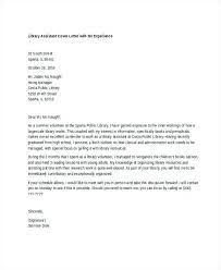 Cover Letter Template Library Assistant Cover Letter For Resume Administrative Assistant Cover Letter Cover Letter Example
