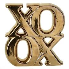 Gold Xoxo Statue Xoxo Statue Gold Home Accessories Gold Statue