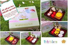 The full moon baby gift box will be packed with different kind of foodies and items. Baby Full Moon On Invaber Baby Full Moon Gift Pack Baby Full Moon Gift Packs Baby Full Moon Gift Sets Baby Fullmoon Gift Set Malaysia Delicious Baby Full Moon Menu Chinese