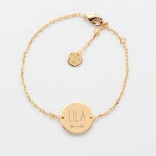 Vous y trouverez les meilleures pièces uniques ou personnalisées de nos boutiques. Bracelet Enfant Bapteme Personnalise Medaille Plaque Or Gravee 15 Mm