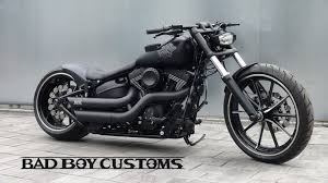 Front fender conversions ﻿steel front fender that give your bike that custom look. Harley Davidson Breakout Black Matt 280 Custombike Bad Boy Customs