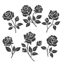 Black rose flower illustration, silhouette song , rose silhouette transparent background png clipart. Black Rose Silhouette Vector Images Over 6 600