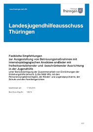 Antrag auf unterbringung nach 1631 : Https Bildung Thueringen De Fileadmin Jugend Landesjugendhilfeausschuss Beschluesse 2018 106 18 Anlage Fachliche Empfehlungen Fem Pdf