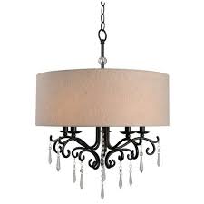 Alan 5 Light Unique Statement Drum Chandelier Drum Chandelier Chandelier Ceiling Lights 5 Light Chandelier