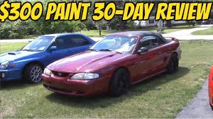 However, it largely depends on some factors like location. Cheap Paint Job 1 Month Later Youtube