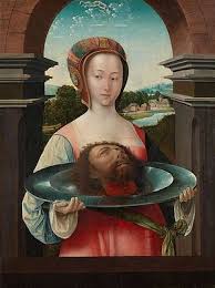 Andrea Solario Salome With The Head Of Saint John The Baptist Pin On Medieval
