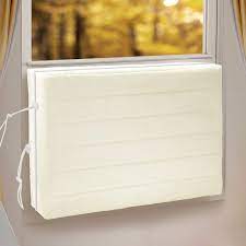 For many, the convenience of central air remains out of reach, which leaves the window ac unit as the next best thing. Gissvogeek Indoor Air Conditioner Cover For Window Units Window Ac Unit Cover For Inside Double Insulation With Drawstring Xs Beige 17 X 13 X 3 Inches L X H X D Buy