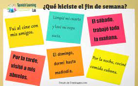 We did not find results for: Hablando Sobre El Fin De Semana Pasado En Espanol Spanishlearninglab