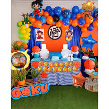 Nice dragon ball z free party printables for making cones, food flags, cd labels, napkin rings, cupcake wrappers and more. Party Supplies For Dragon Ball Z Birthday Party Decorations Includes Balloons Cake Toppers Cupcake Toppers Banners Bottle Stickers Party Supplies Cake Cupcake Toppers Btsmakina Com